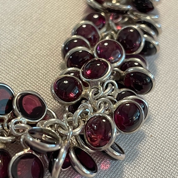 Silpada Garnet Cha-Cha Bead Bracelet RARE B1049 - Picture 3 of 15
